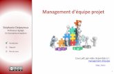 Management d’équipe projet - Cours et formation en lignerb.ec-lille.fr/l/Projets/Management_d_equipe_projet.pdf · Prendre en compte la dimension humaine des projets ... En Economie