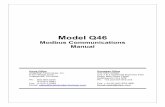 Model Q46 - Analytical Technology, Inc. · PDF fileModel Q46 Modbus Communications ... that is equivalent to the original function code with its most significant bit set to ... (function