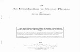 18 An Introduction to Crystal Physics - (IUCr) … Introduction to Crystal Physics (Description of the Physical Properties of Crystals) Ervin Hartmann Research Laboratory for Crystal