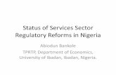 Status of Sectoral Regulatory Reforms in Nigeriaileap-jeicp.org/.../s5/...services_regulatory_reforms_in_nigeria.pdf · • Ministry of Communications : ... such as container station