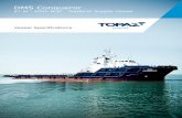57 M - 4200 BHP - Platform Supply Vessel Vessel Specifications/media/Files/T/Topaz/Attachments/pdfs/our... · Gyro compass 1 x Yokogawa - CMZ900 Echo sounder 1 x Furuno - FE 700 Magnetic