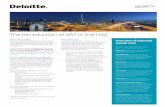 The introduction of VAT in the UAE - Deloitte US · PDF fileThe introduction of VAT in the UAE ... and is a leading professional services firm established in the Middle East ... by