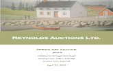 Reynolds Auctions Ltd. -  · PDF file(Two Sailboats in the Fog) Artist: ... A. Y. Jackson Title: Inuit Scene Artist: William Hill (Landscape) ... R. D. Wilson (The Nova Mares)