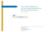 Jurisprudence Learning Module & Examination - clpnns.caclpnns.ca/wp-content/uploads/2015/09/JurisprudenceReferenceGuide... · Passing the jurisprudence exam indicates you have met