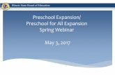 Preschool Expansion/ Preschool for All Expansion … Expansion/ Preschool for All Expansion Spring ... an entity must complete the ... establishes or verifies the relationship between