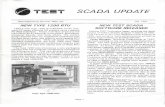 SCADA UPDATE I - artzat.com SCADA Update Newsletter Fall 1991.pdfNEW TYPE 1200 RTU ... TEST Training has been busy with SCADA schools ... summer for startup in the fall.