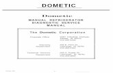 Manual Refrigerator Diagnostic Service Manual - Web Ringwebspace.webring.com/.../Dometic_Refr_Service_Manual.pdf · DIAGNOSTIC SERVICE MANUAL The Dometic Corporation Corporate Office