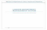 LABOUR DEPARTMENT MANAGEMENT SYSTEM - …labour.rajasthan.gov.in/Documents/Registration_User_Manual... · Cess Collection under BOCW ... (Labour Department Management System) ...