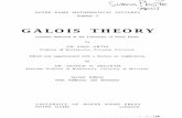 GALOIS THEORY - hcmuaf.edu.vn Galois theory 2ed (London, 1944... · 353117 NOTRE DAME MATHEMATICAL LECTURES Number 2 GALOIS THEORY Lectures delivered at the University of Notre Dame
