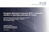 European Reporting Framework (ERF) - a possible solution ... · PDF fileBanking Data Dictionary . ... regarding the data model are taken in meetings of the ... (ERF) - a possible solution