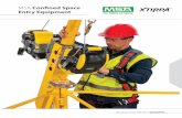 MSA Confined Space Entry Equipment · PDF fileDavit Arm and Manhole Guard ... MSA . Confined Space Entry Equipment. MSA XTIRPA Manhole Collar System. Use for conined space