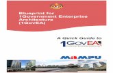 Blueprint for 1Government Enterprise Architecture · PDF fileIntroduction 3 • EA Maturity in the Public Sector What is Enterprise Architecture? 5 • Defining an Enterprise Architecture