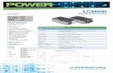 POWER - Artesyn Embedded Technologies LCM600 600 Watt Bulk Front End Total Power: 600 W ... No. 60601-1 TUV EN60950-1 ... the indicator color.