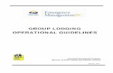 Group Lodging Operation Guidelines - British Columbia · PDF fileManagement by Objectives ... Group Lodging Manager ... BCERMS is a comprehensive management system that ensures a coordinated