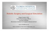 Robotic Surgery and Surgical Simulation - Center for Surgical Advancement • Surgical Education – Robotic Surgery – Laparoscopic Techniques – Orthopedic Equipment • Surgical