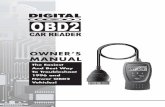 Table of Contents - · PDF fileTable of Contents i OBD2 YOU CAN DO IT ... To protect your eyes from propelled objects as well as hot or caustic liquids, ... Car Reader is linked to