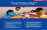 Planning Meals for Toddlers - UCY · PDF filePlanning Meals for Toddlers Looking ahead and planning a menu can be an economic and efficient way of ensuring that toddlers receive a