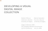 DEVELOPING A VISUAL DIGITAL IMAGE COLLECTION A... · CLA Pre-Conference June 15, 2005 . ... we found the VRA \⠀嘀椀猀甀愀氀 刀攀猀漀甀爀挀攀 ... DEVELOPING A VISUAL