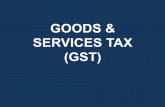 GOODS & SERVICES TAX (GST ) - Welcome to ACES · PDF fileGOODS & SERVICES TAX (GST) 1 PRESENTATION PLAN v WHY GST : PERCEIVED BENEFITS v EXISTING INDIRECT TAX STRUCTURE ... v Proportionate