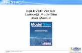 ispLEVER Ver 6.x Lattice版ModelSim User  · PDF fileVerilogTest Fixture VerilogHDL ... Report Viwer”にチェックを入れてOK