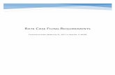 RATE CASE FILING REQUIREMENTS - · PDF fileincluded on the schedules shall be sourced to workpapers and other supporting documents that are included in the case ... Construction .