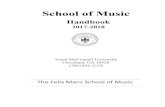 2017-2018 Handbook for Music Students-2 · PDF fileApplied Recital Hearing Evaluation Form – Piano/Organ Applied Recital Hearing Rubric – Piano/Organ Applied Recital Hearing Evaluation