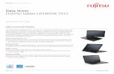 Data Sheet FUJITSU Tablet LIFEBOOK T937 - · PDF fileData Sheet FUJITSU Tablet LIFEBOOK T937 ... Microsoft OS installed, ... WLAN notes Import and usage according to country-specific