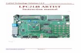 LPC2148 ARTIST MANUAL - · PDF fileARM7 LPC2148 is a 16/32 bit ARM7TDMI-S ... switch will be used during external interrupt ... Connect Serial Cable Between UART0 of LPC2148 ARTIST