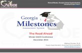 The Road Ahead - GAEL Road Ahead Winter GACIS Conference ... Analytic Geometry: 35% ... solid command of the grade-level or course content and skills.