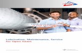 Lubrication, Maintenance, Service for Open Gears - · PDF fileLubrication, Maintenance, Service for Open Gears YOUR EFFICIENCY IS OUR PASSION. ... Optimum load transmission implies