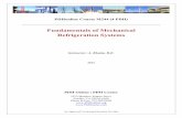 Fundamentals of Mechanical Refrigeration Systems · PDF fileFundamentals of Mechanical Refrigeration Systems 2012 ... thermodynamics and glossary of terms at the end ... Throttling