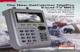 The New SatCatcher DigiPro Excel-TV MK3 - tele- · PDF filesun visor which can easily be ... signal line to the LNB. Everyday use ... A dedicated settings menu is available for entering