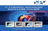 2018 01 19&20 IGOF 1st Chennai Advanced Shoulder …. Clement Joseph, Chennai Dr. Deepak Bhatia, Mumbai Dr. Karthik Selvaraj, Coimbatore Dr. Leonard Ponraj, Chennai Dr. Madan Ramachandran,