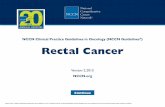 NCCN Clinical Practice Guidelines in Oncology (NCCN ... NCCN-直肠癌-V2.pdf · Version 2.2015 Continue NCCN.org ... • Clinical presentation modified: ... “Diverting colostomy”