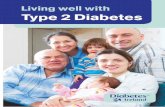 Living well with Type 2 Diabetes - Diabetes Ireland · PDF fileYour Diabetes Checklist ... Slow healing sores or cuts ... When you have Type 2 diabetes no special foods or complicated