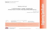 SPG 0712 Lightning and Surge Protection Requirements · PDF fileAppendix A Earthing .....14 Appendix B Expected Exposure Of Equipment Interfaces .....16