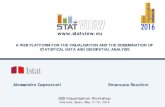 A WEB PLATFORM FOR THE VISUALISATION AND THE DISSEMINATION ... · PDF filea web platform for the visualisation and the dissemination of statistical data and geospatial analysis . ...