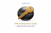 VPN Configuration Guide This configuration guide helps you configure VPN Tracker and your WatchGuard Firebox device to establish a VPN con-nection between them.