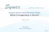 Unique Device Identification (UDI): What is happening in ... · PDF fileUnique Device Identification (UDI): What is happening in ... From view of Medical Device Industries. The Japan