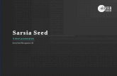 Sarsia Seed Microencapsulated omega 3 marine oils in user friendly effervescent powder and tablett format. Fish feed technology . ... • 1997-2006, Project manager ...