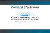 CPO Rising 2017 Summit - Delegate Prospectusww1.prweb.com/prfiles/2017/07/26/14547614/CPO RISING 2017...© 2015 Ardent Partners Ltd. 2015 CPO Rising 2017 Summit: Delegate Prospectus