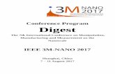 Conference Program Digest - 3M-NANO 2017 3M-NANO 2017 Digest 08… · Conference Program Digest ... Karl Böhringer (US) Pierre Lambert (BE) Albert Sill (DE) ... (UK) Yves-Alain Peter