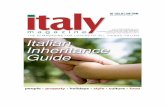Italian Inheritance2 - ITALY Magazine · PDF fileItalian Inheritance2 What is Succession and how is it ruled in Italy?3 ... and tax code. Personal ID and tax code of the applicant