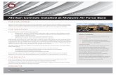 Alerton Controls Installed at McGuire Air Force · PDF fileThe McGuire Air Force Base, 87th Medical Group ... NJ. Its mission is to deliver mission-ready medics, a medically-ready