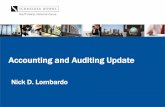 Accounting and Auditing Update - schneiderdowns.com and... · • Opening and closing balances ... auditing standards ... Proceeds from sale of investment assets Net cash from investing