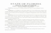 STATE OF FLORIDA - flgov.com · PDF fileimproper acts described above, as evidenced by the Affidavit in Support of Arrest Warrant attached hereto, ... Sheriff Hobbs requested assistance