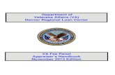 Department of Veterans Affairs (VA) Denver … of Veterans Affairs (VA) ... the Department of Veterans Affairs expects and requires the highest standards ... the lender’s Staff Appraiser