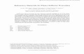 Refractory Materials for Flame Deflector Protection - NASA · PDF fileRefractory Materials for Flame Deflector Protection Luz M. Calle,' Paul E. Hintze," Christopher R. Parlier,"'