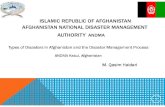 ISLAMIC REPUBLIC OF AFGHANISTAN AFGHANISTAN NATIONAL DISASTER MANAGEMENT AUTHORITY saarc-sadkn.org/HFA Documents/Presentations/HFA2 C · PDF file · 2014-03-03ISLAMIC REPUBLIC OF