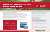 Siesta Insecticide Fire Ant Bait - BASF Turfgrass Turf ...betterturf.basf.us/.../siesta-insecticide-fire-ant-bait-sell-sheet.pdfUse Sites: Golf courses, residential turfgrass and ornamental